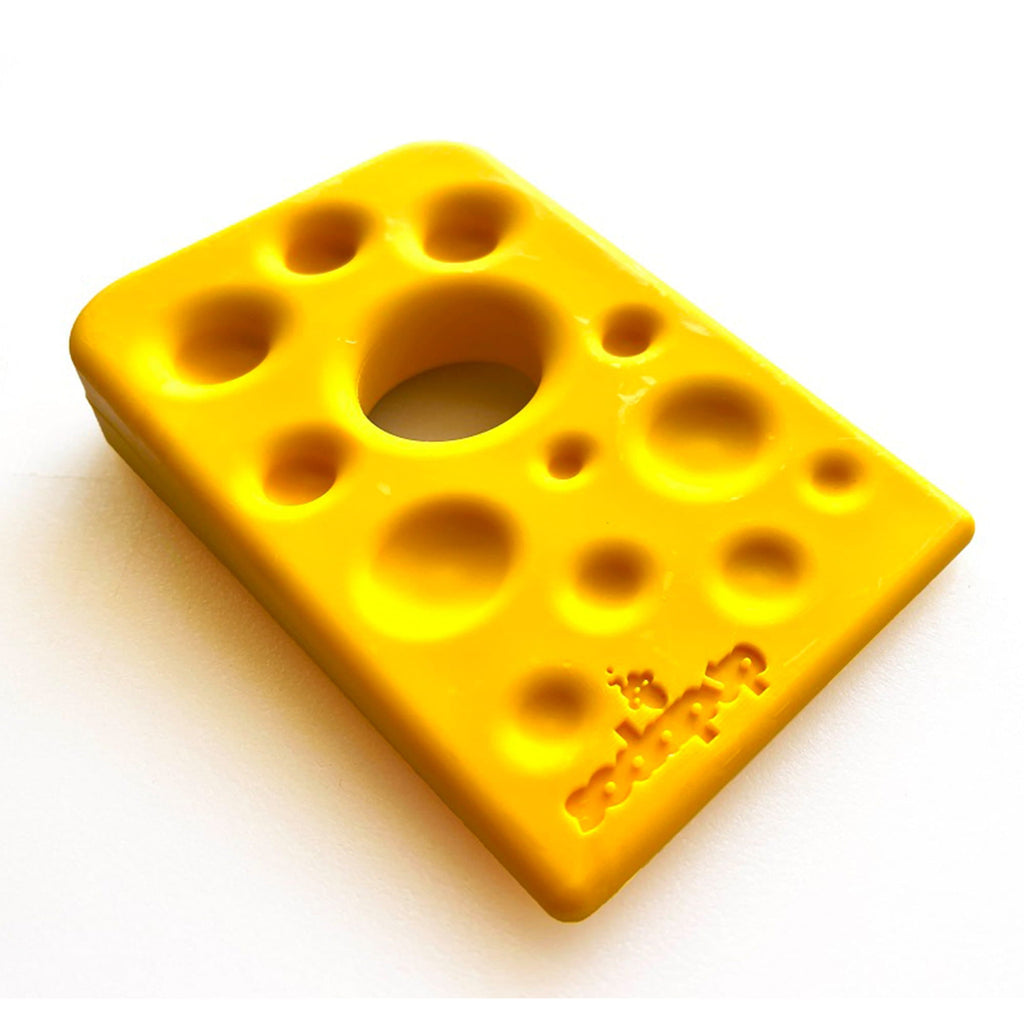Swiss Cheese Wedge Nylon Dog Chew Toy for Aggressive Chewers | SodaPup - Elite Pet Collective