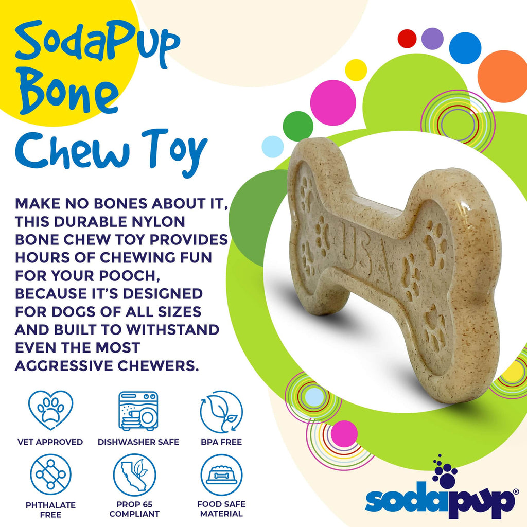 Bone eChew Ultra Durable Nylon Dog Chew Toy for Aggressive Chewers | USA Made - Elite Pet Collective