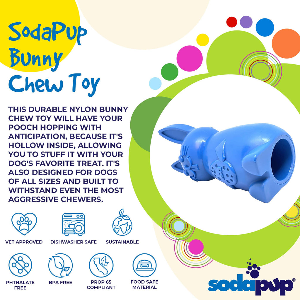 Bunny Nylon Chew Toy for Aggressive Chewers | Durable & USA Made - Elite Pet Collective