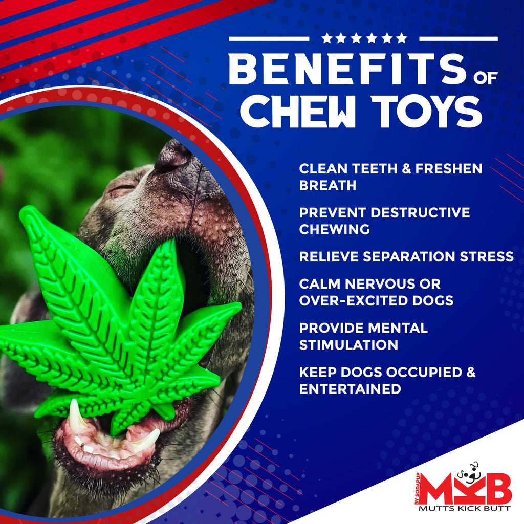 Colorado Maple Leaf Nylon Dog Chew Toy for Aggressive Chewers | USA Made - Elite Pet Collective