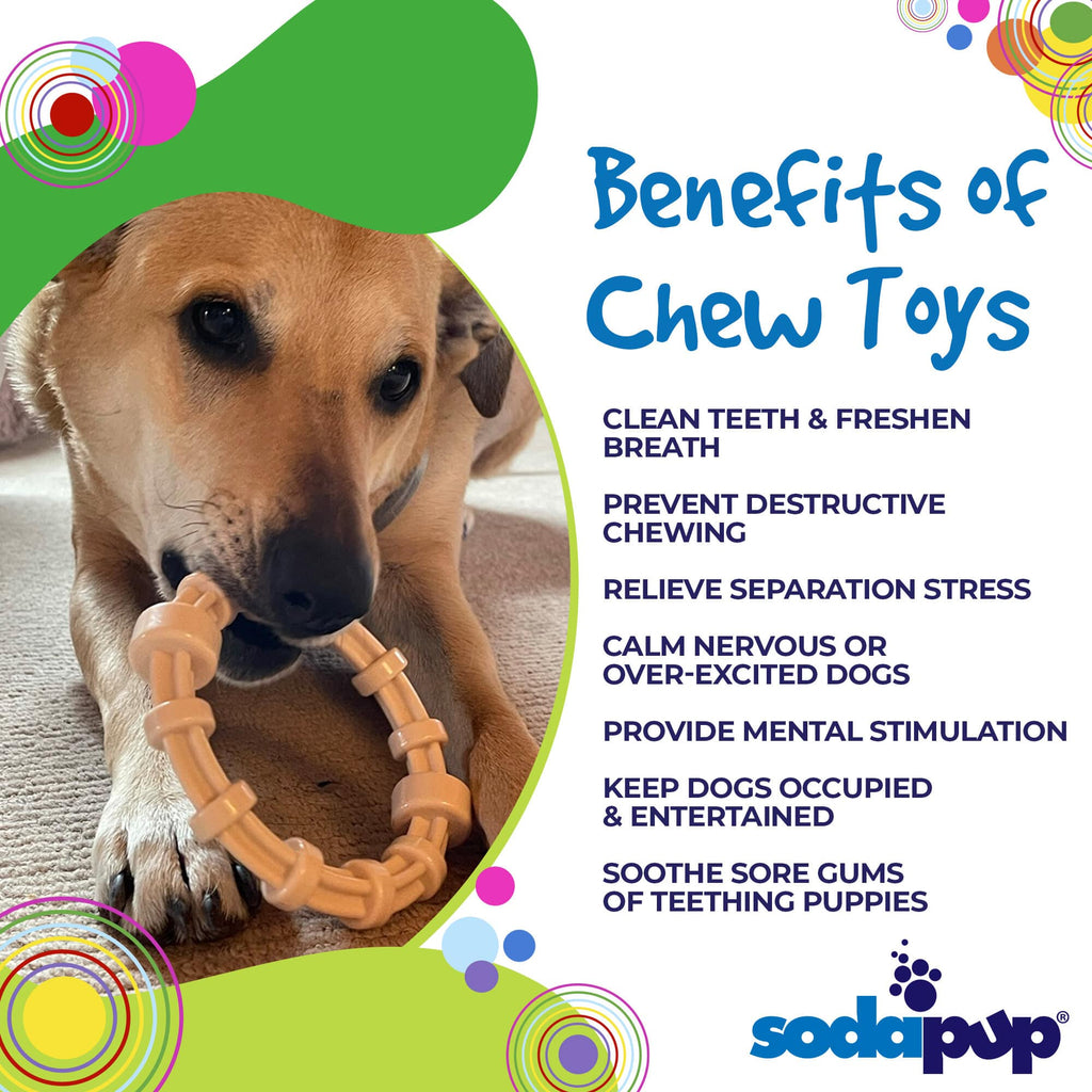 Chicken Flavored Teething Ring for Puppies & Aggressive Chewers | USA Made - Elite Pet Collective