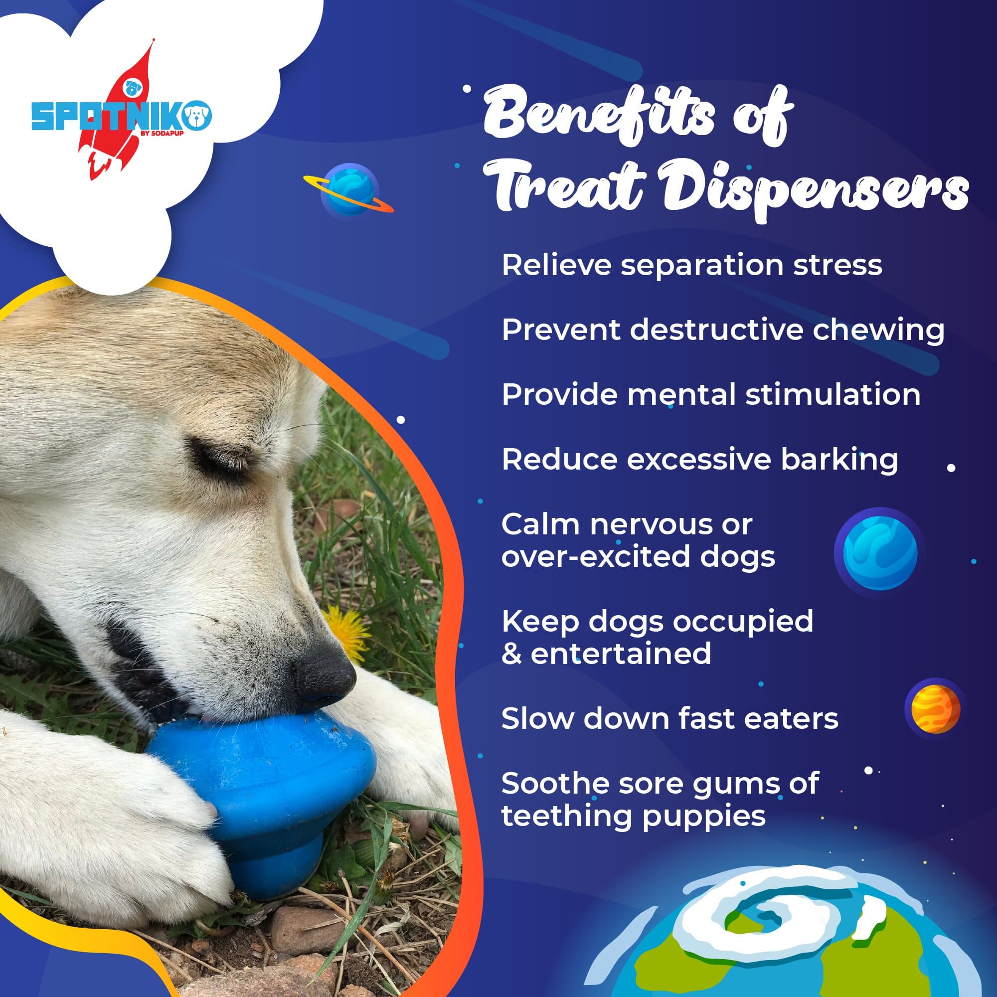 Flying Saucer Dog Toy - Durable UFO Chew Toy & Treat Dispenser | USA Made - Elite Pet Collective