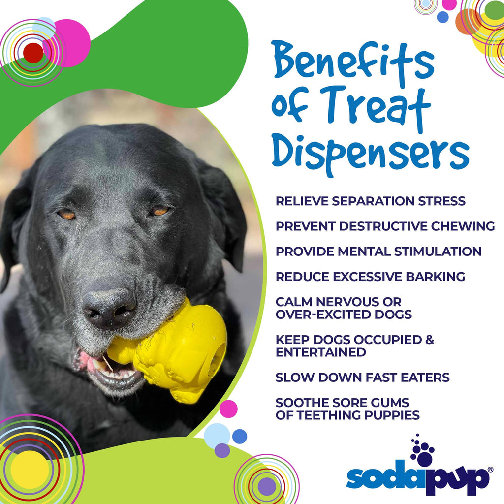 Honey Bear eDispenser - Durable Rubber Treat Dispenser for Dogs | USA Made - Elite Pet Collective