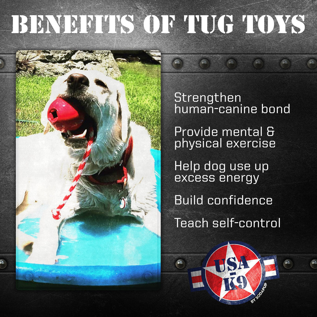 USA-K9 Cherry Bomb Rubber Dog Chew Toy | K9 Handler Reward Toy | USA Made - Elite Pet Collective