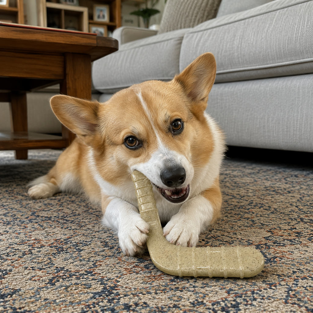 Hockey Stick Nylon Dog Chew Toy - Ultra-Durable for Aggressive Chewers USA - Elite Pet Collective