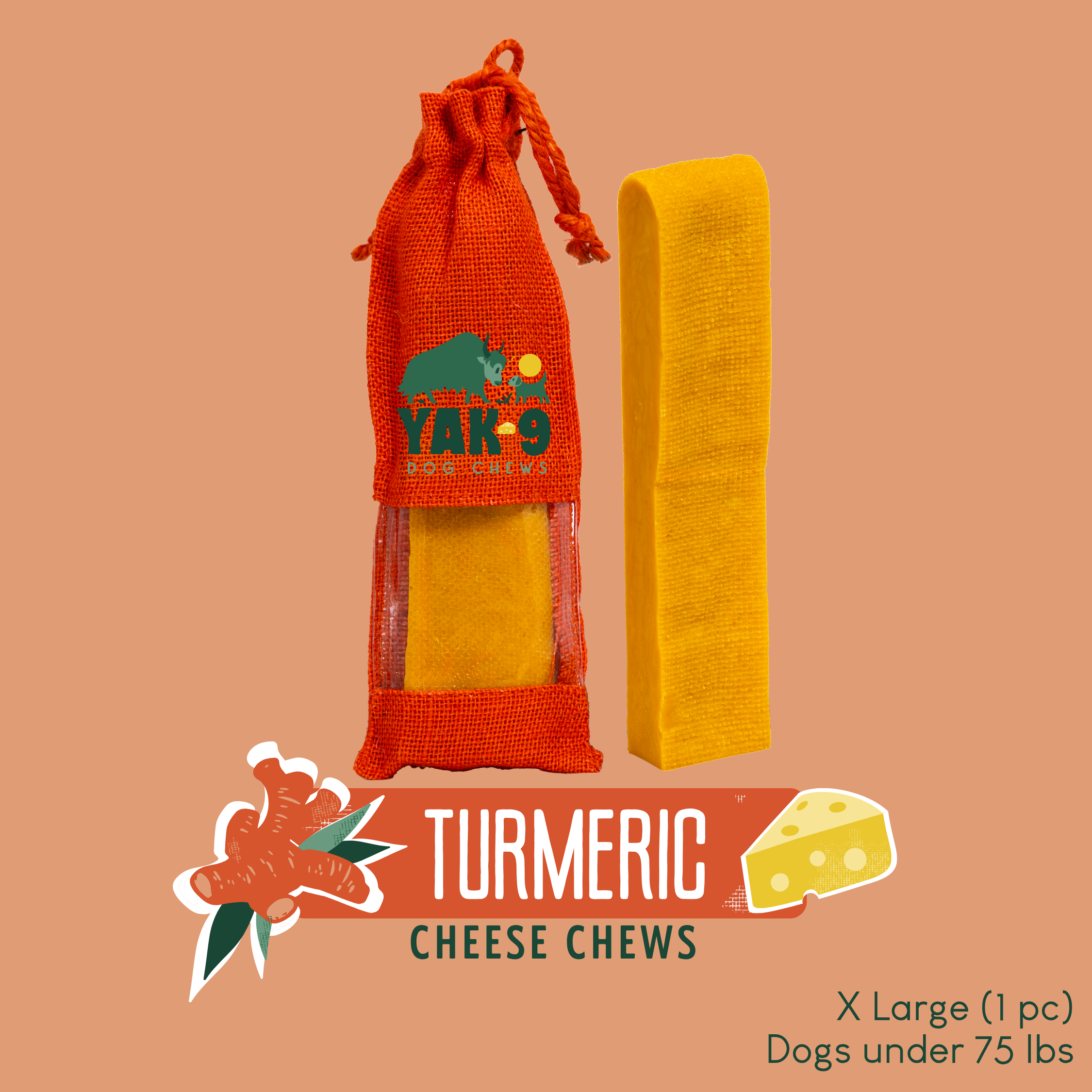 Turmeric Cheese Chews for Dogs - Elite Pet Collective