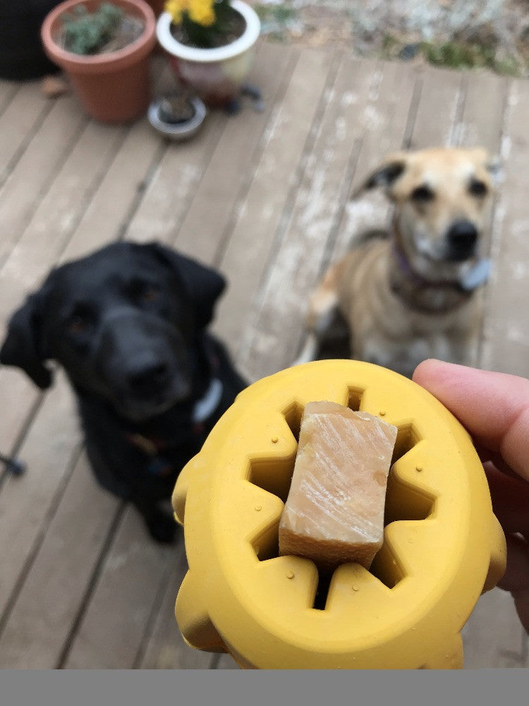 Gear eDispenser Yak Chew Holder - Durable Rubber Treat Pocket | USA Made - Elite Pet Collective