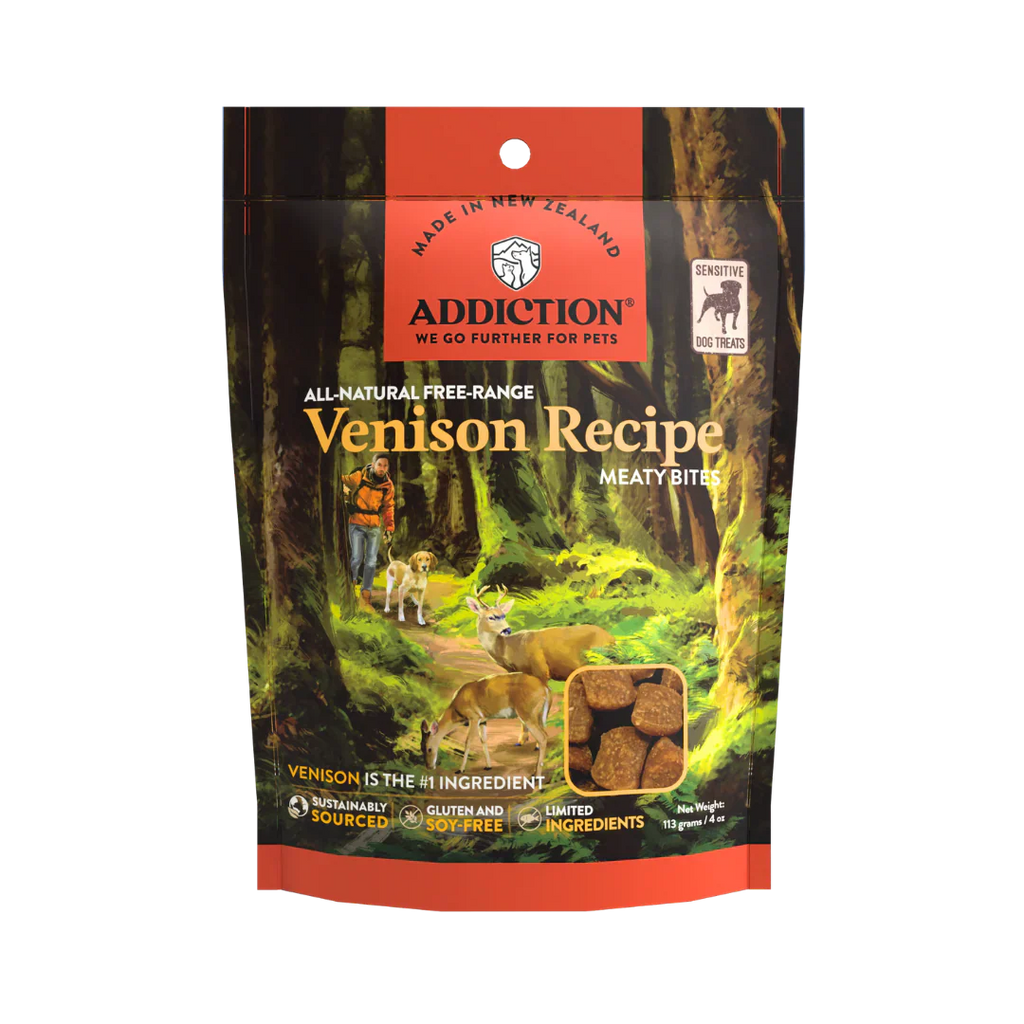 Venison Meaty Bites - Hypoallergenic Dog Treats - Elite Pet Collective