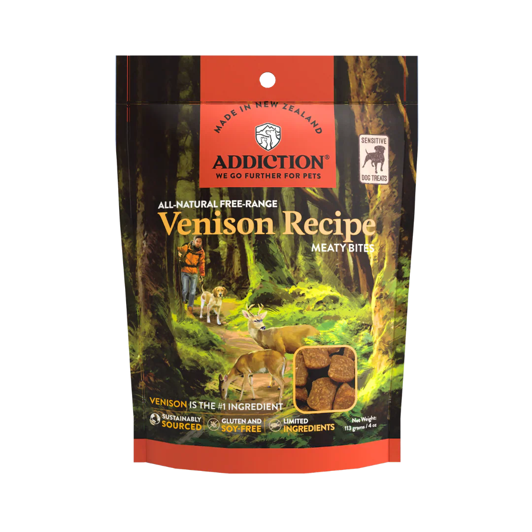 Venison Meaty Bites - Hypoallergenic Dog Treats - Elite Pet Collective