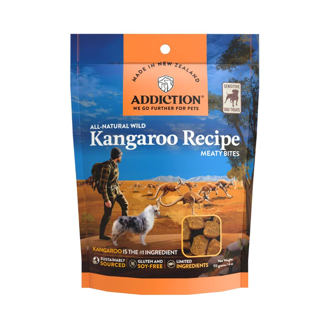 Meaty Bites Grain-free Premium Kangaroo Dog Treats - Elite Pet Collective