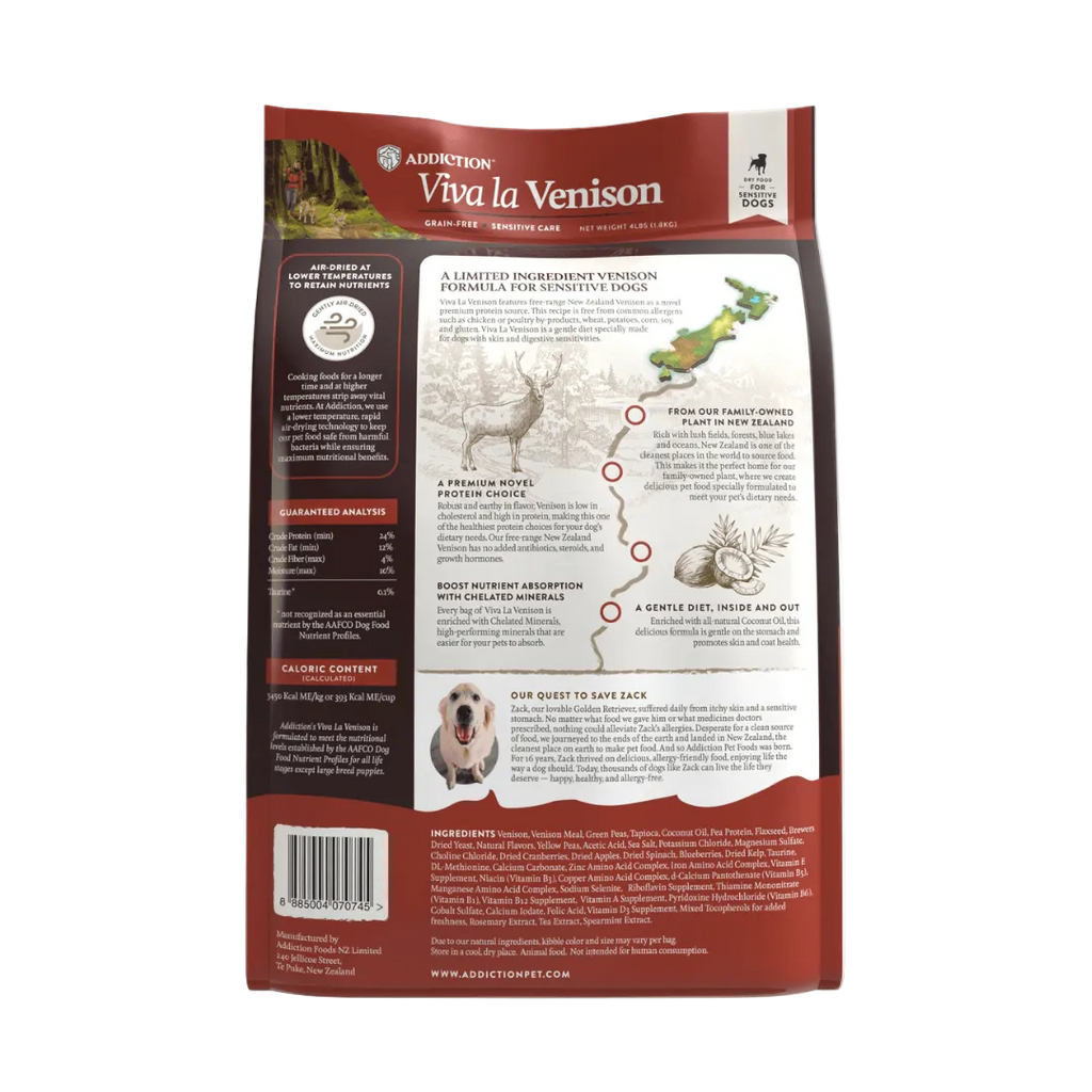 Viva La Venison Dry Dog Food - Elite Pet Collective
