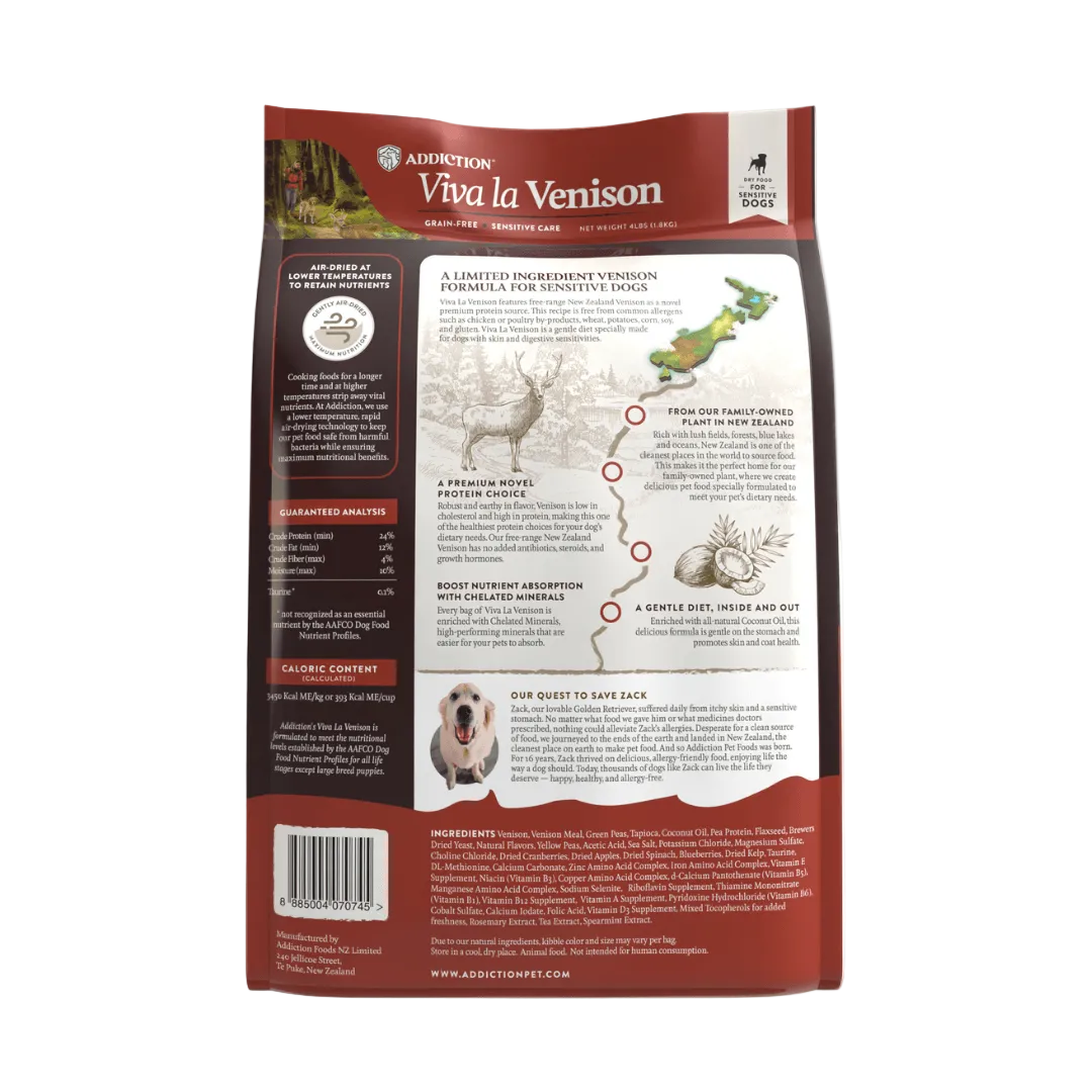 Viva La Venison Dry Dog Food - Elite Pet Collective