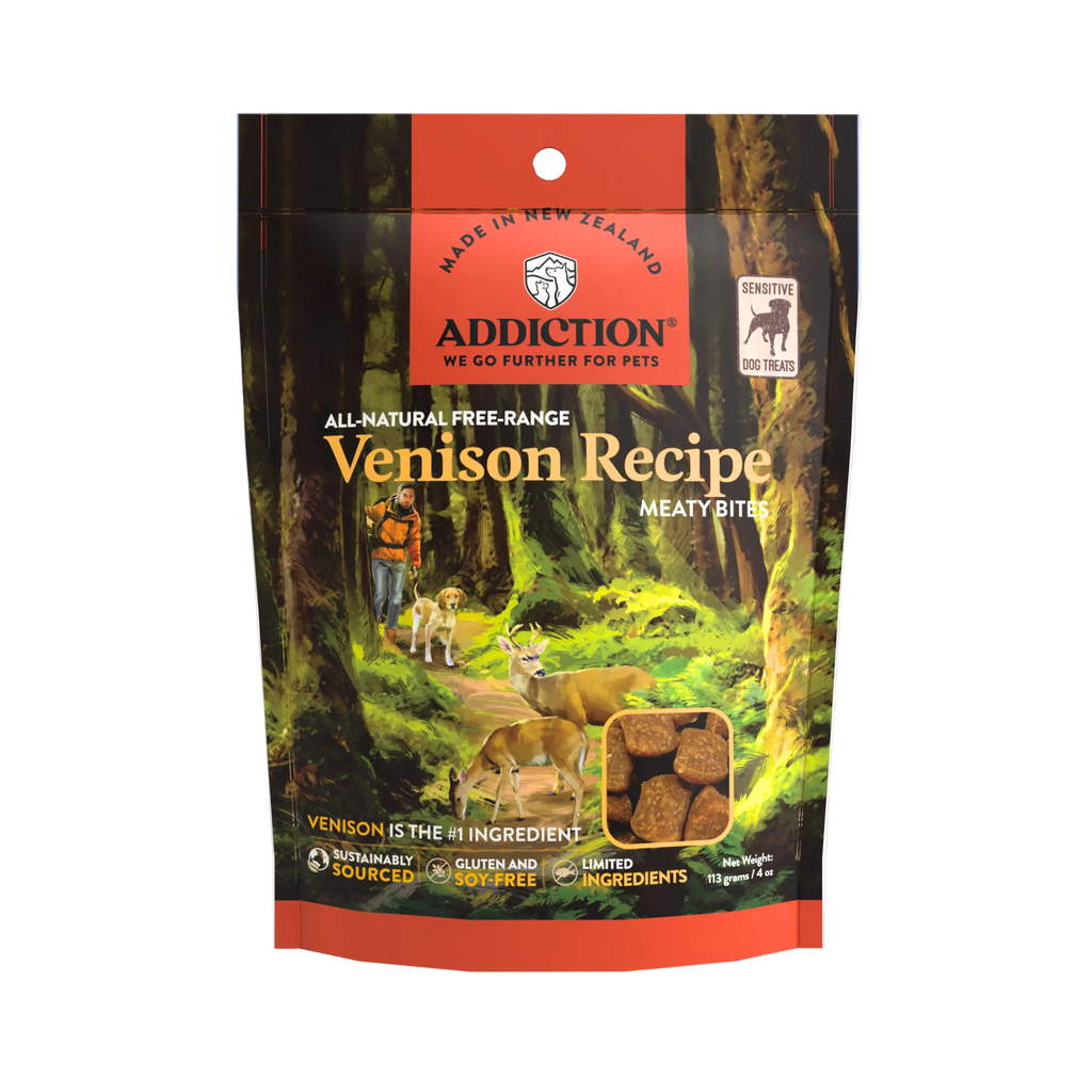 Venison Meaty Bites - Hypoallergenic Dog Treats - Elite Pet Collective