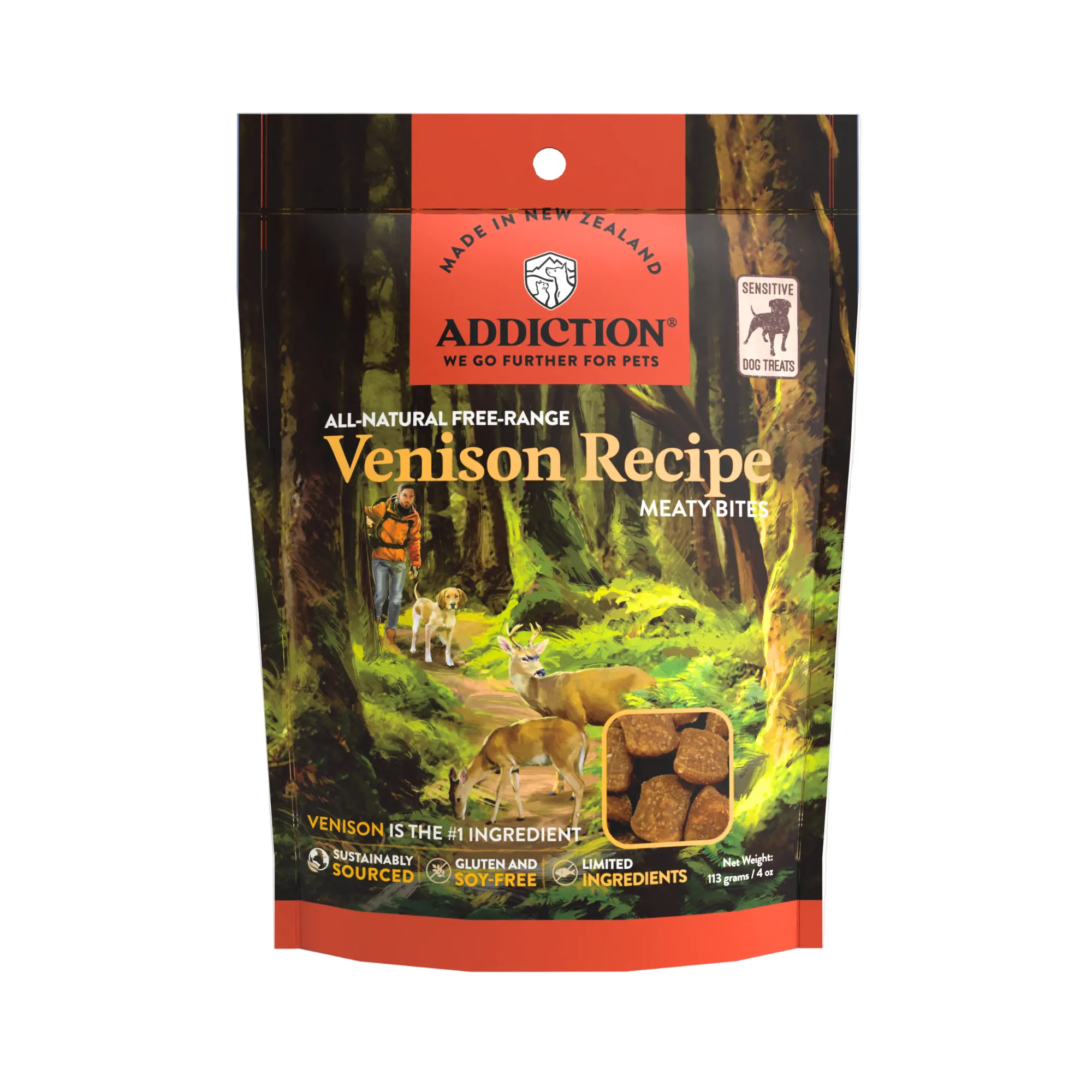 Venison Meaty Bites - Hypoallergenic Dog Treats - Elite Pet Collective