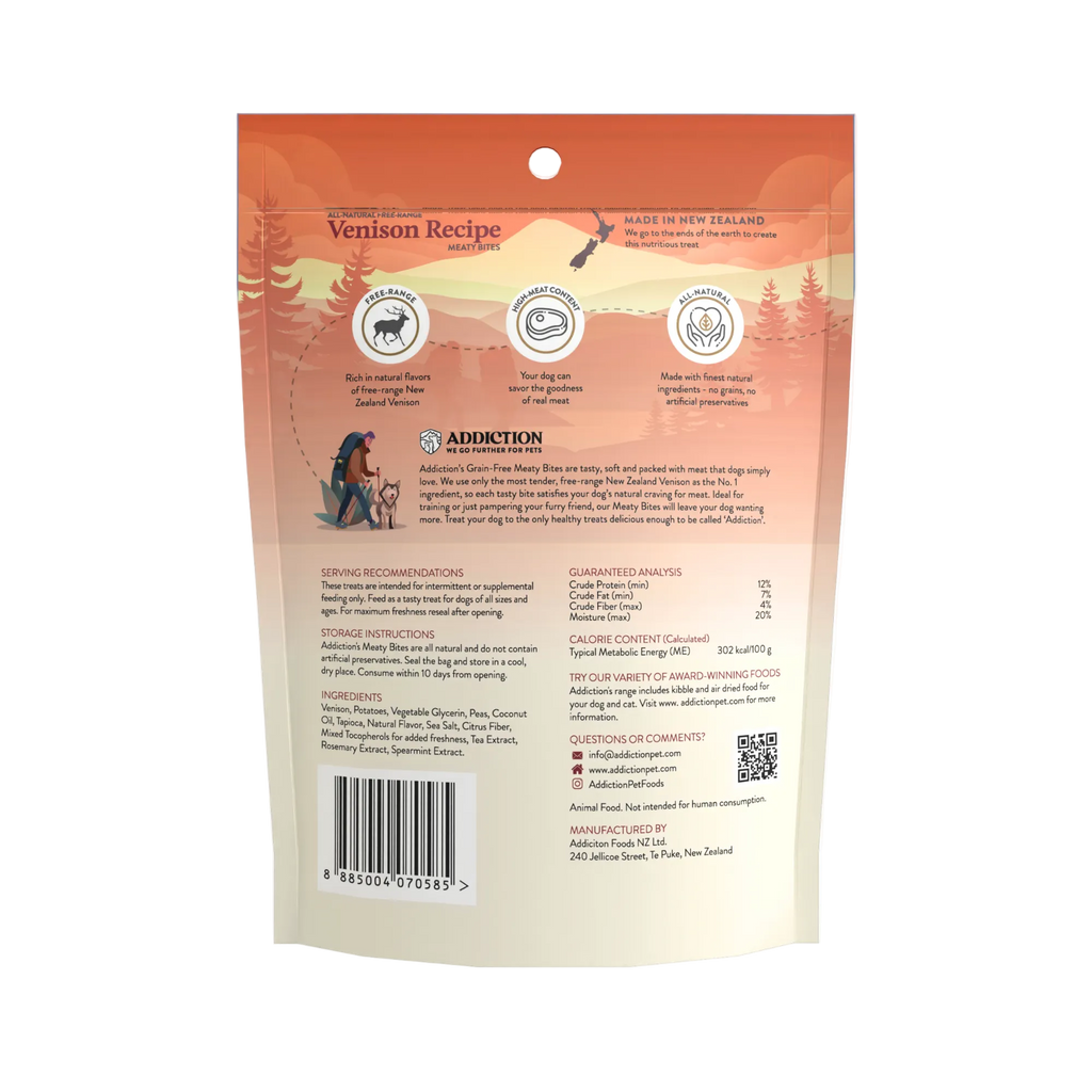 Venison Meaty Bites - Hypoallergenic Dog Treats - Elite Pet Collective