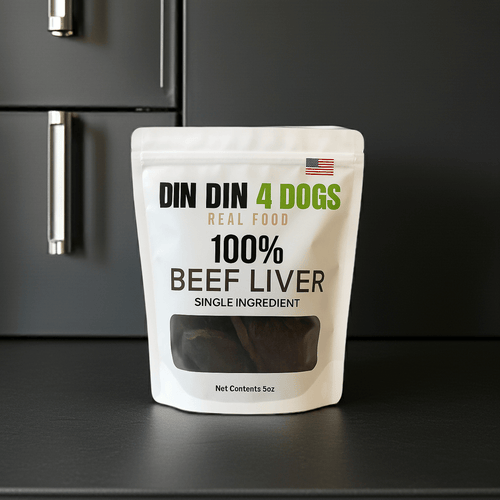 Beef Liver Dog Treats, 5 Ounce Bag, Single Ingredient, High Protein - Elite Pet Collective