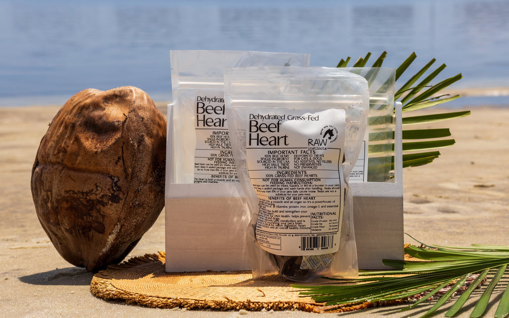Dehydrated Beef Heart – Raw Instincts | Nutritious Treat for Cats & Dogs - Elite Pet Collective