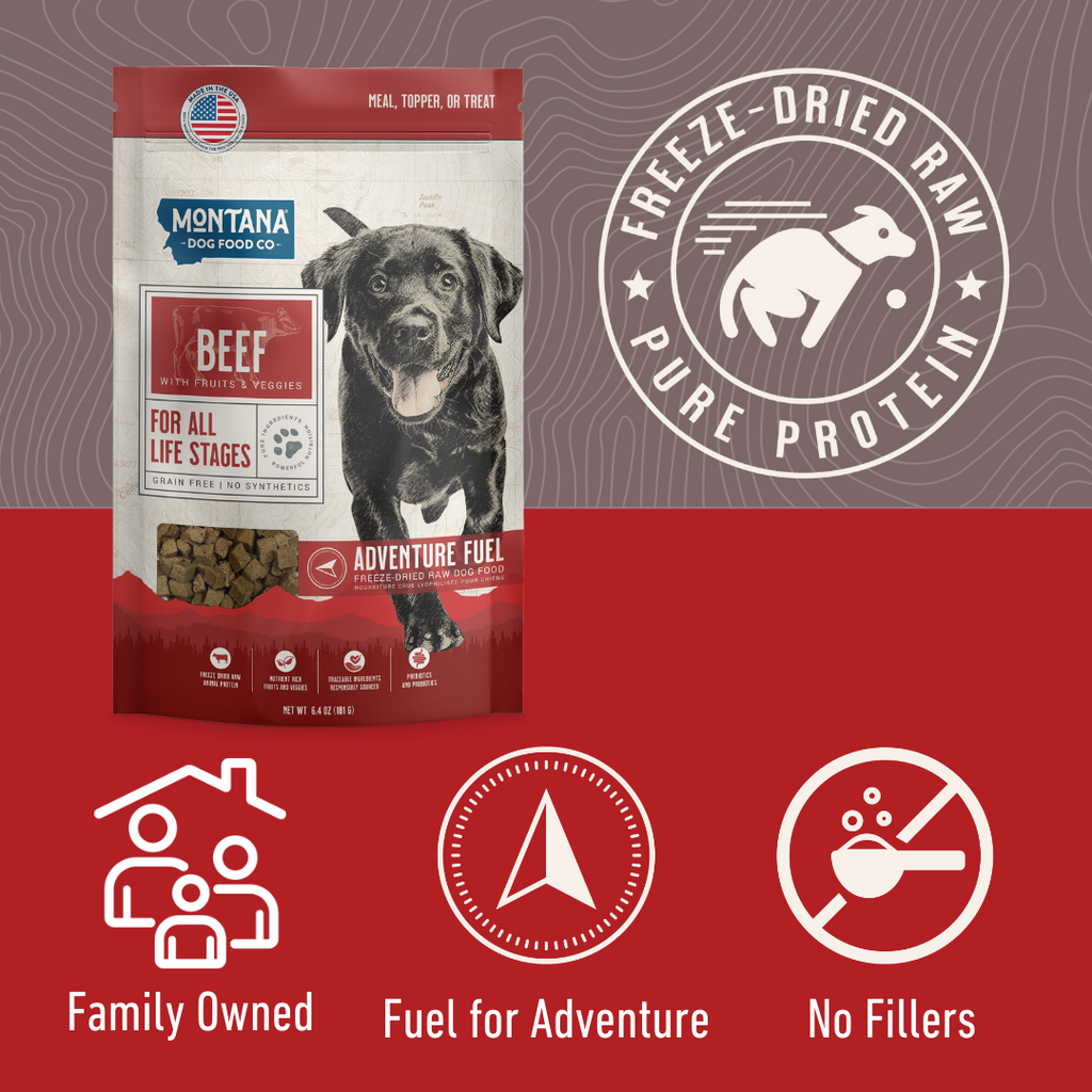 Grain-Free Beef Freeze-Dried Raw Adventure Fuel (Dog Food) - Elite Pet Collective