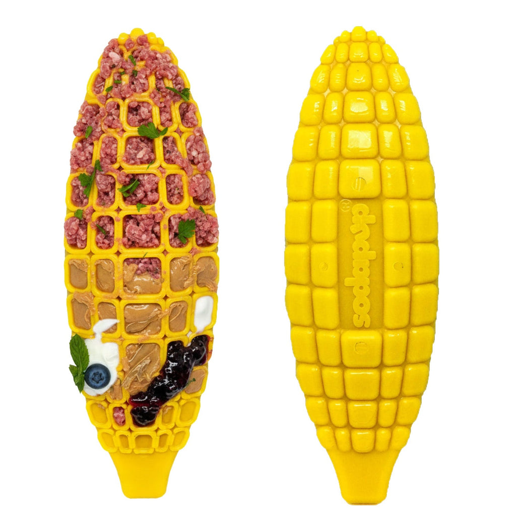 Corn on the Cob Nylon Dog Toy for Aggressive Chewers | USA Made | SodaPup - Elite Pet Collective