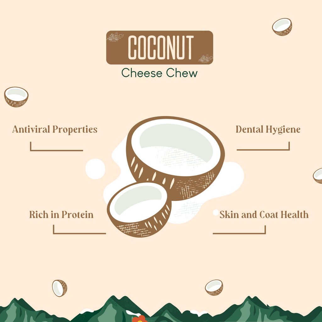 Coconut Cheese Chews for Dogs - Elite Pet Collective