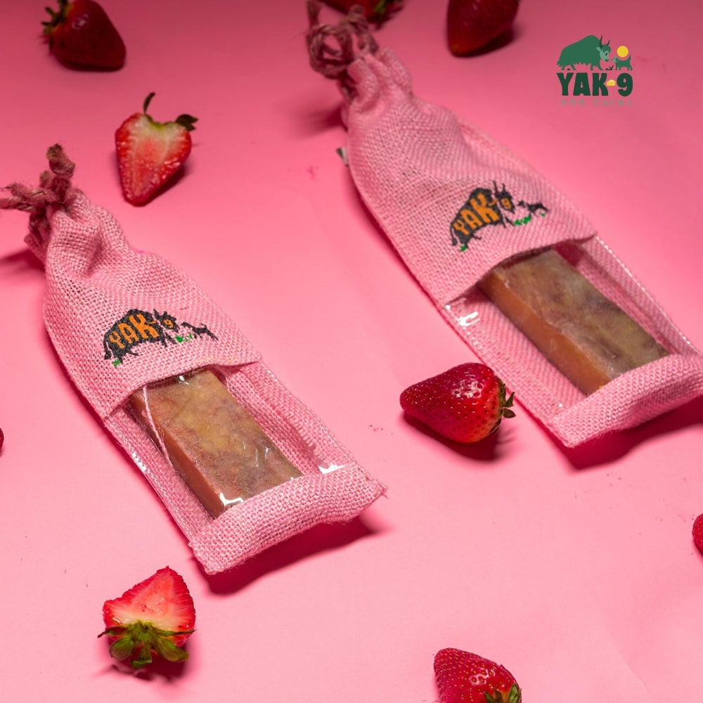 Strawberry Cheese Chews for Dogs - Elite Pet Collective
