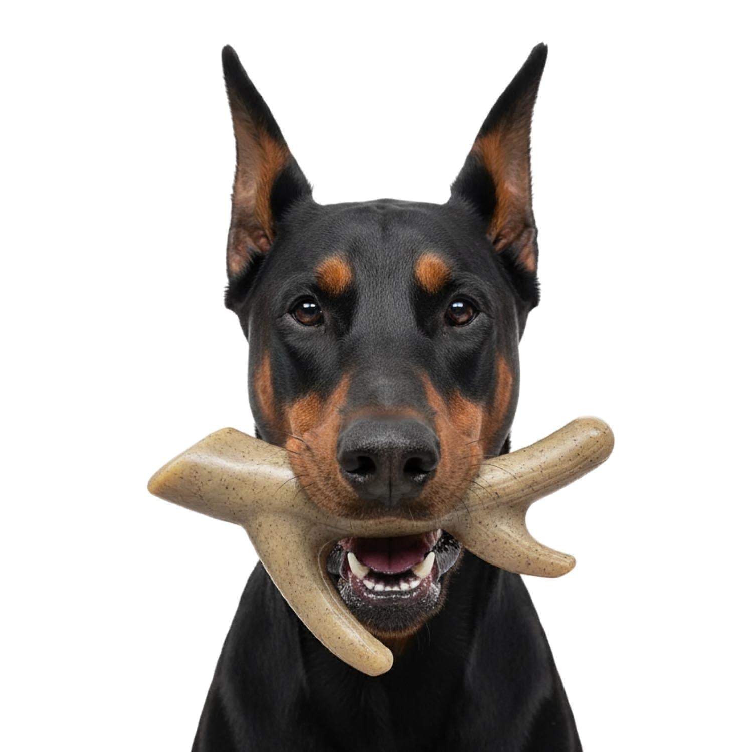 Ever Antler Nylon Chew Bone | Elk Antler Shaped Dog Toy for Aggressive Chewers | SodaPup - Elite Pet Collective