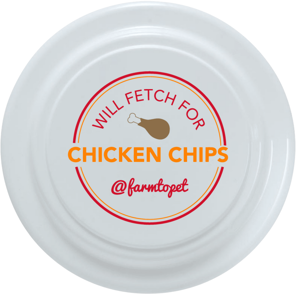 Will Fetch for Chicken Chips Dog Frisbee | Fun Toy for Dogs and Humans - Elite Pet Collective