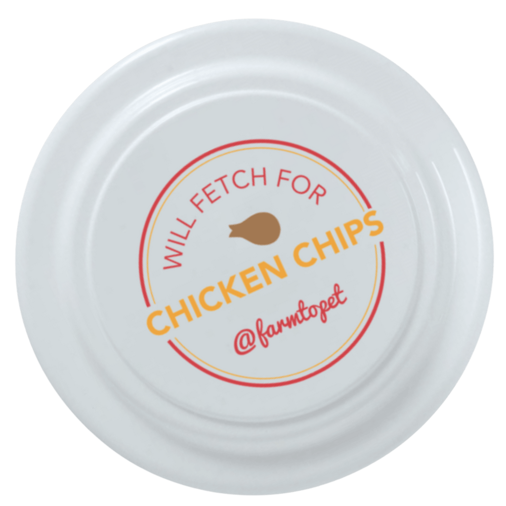 Will Fetch for Chicken Chips Dog Frisbee | Fun Toy for Dogs and Humans - Elite Pet Collective