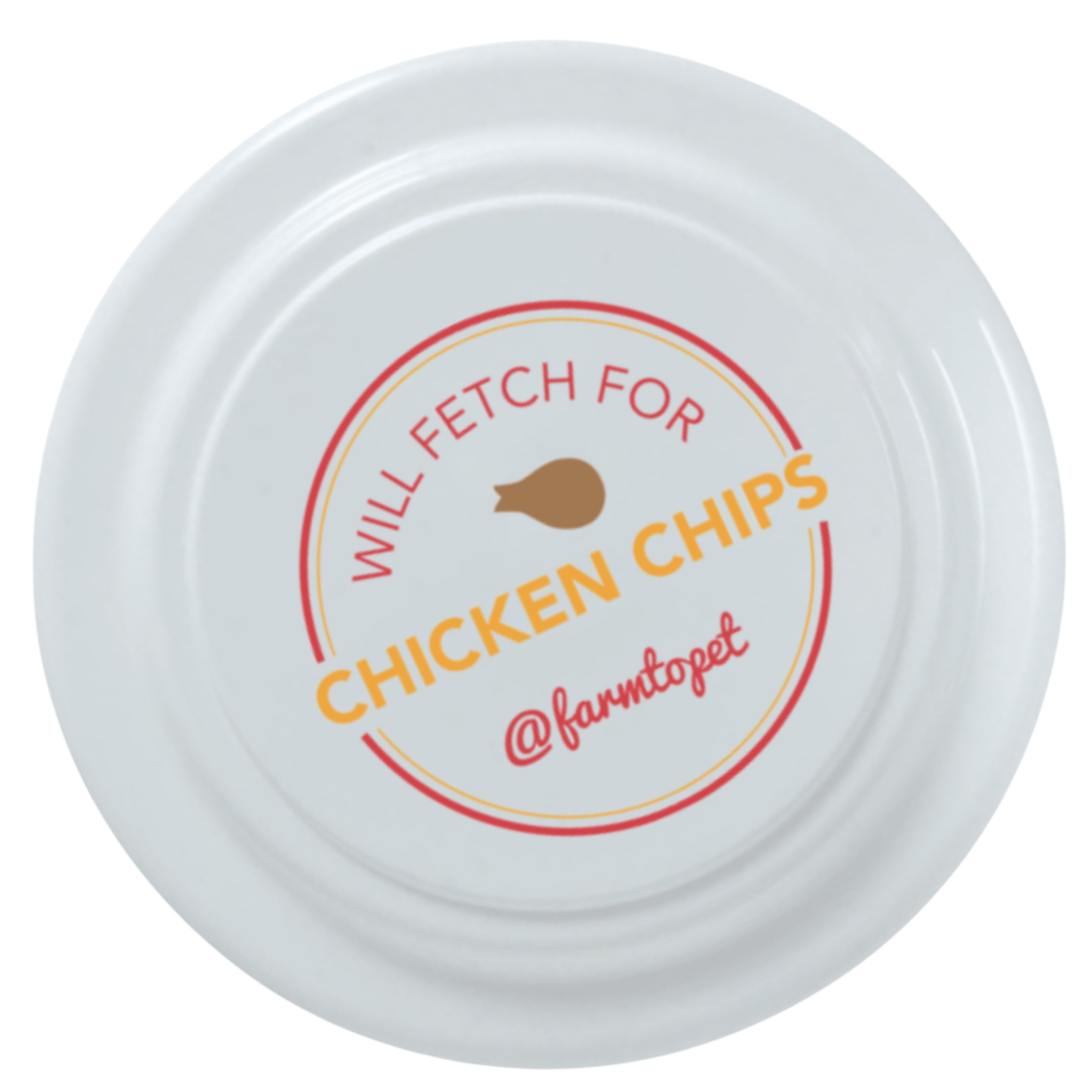 Will Fetch for Chicken Chips Dog Frisbee | Fun Toy for Dogs and Humans - Elite Pet Collective