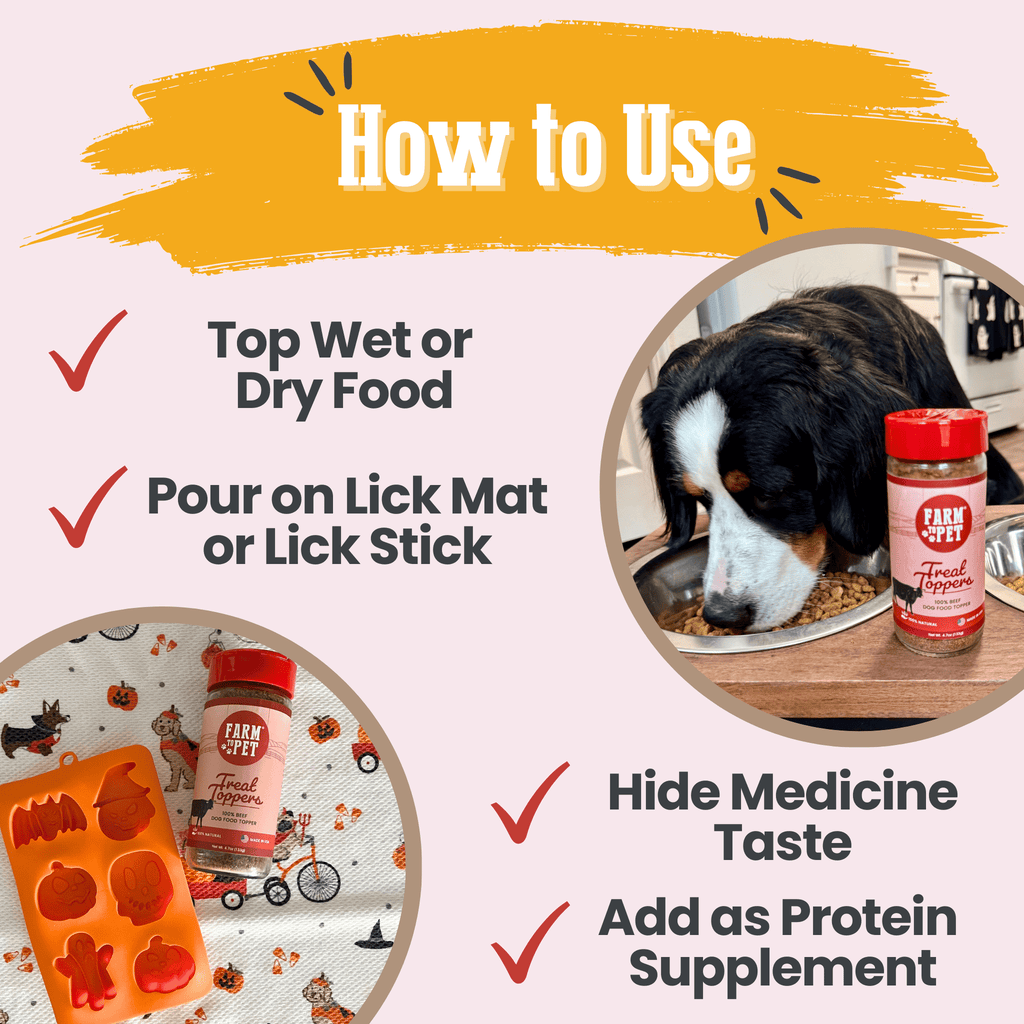 Treat Topper Beef Dog Food Topper | Powdered Meal Topper for Pets - Elite Pet Collective