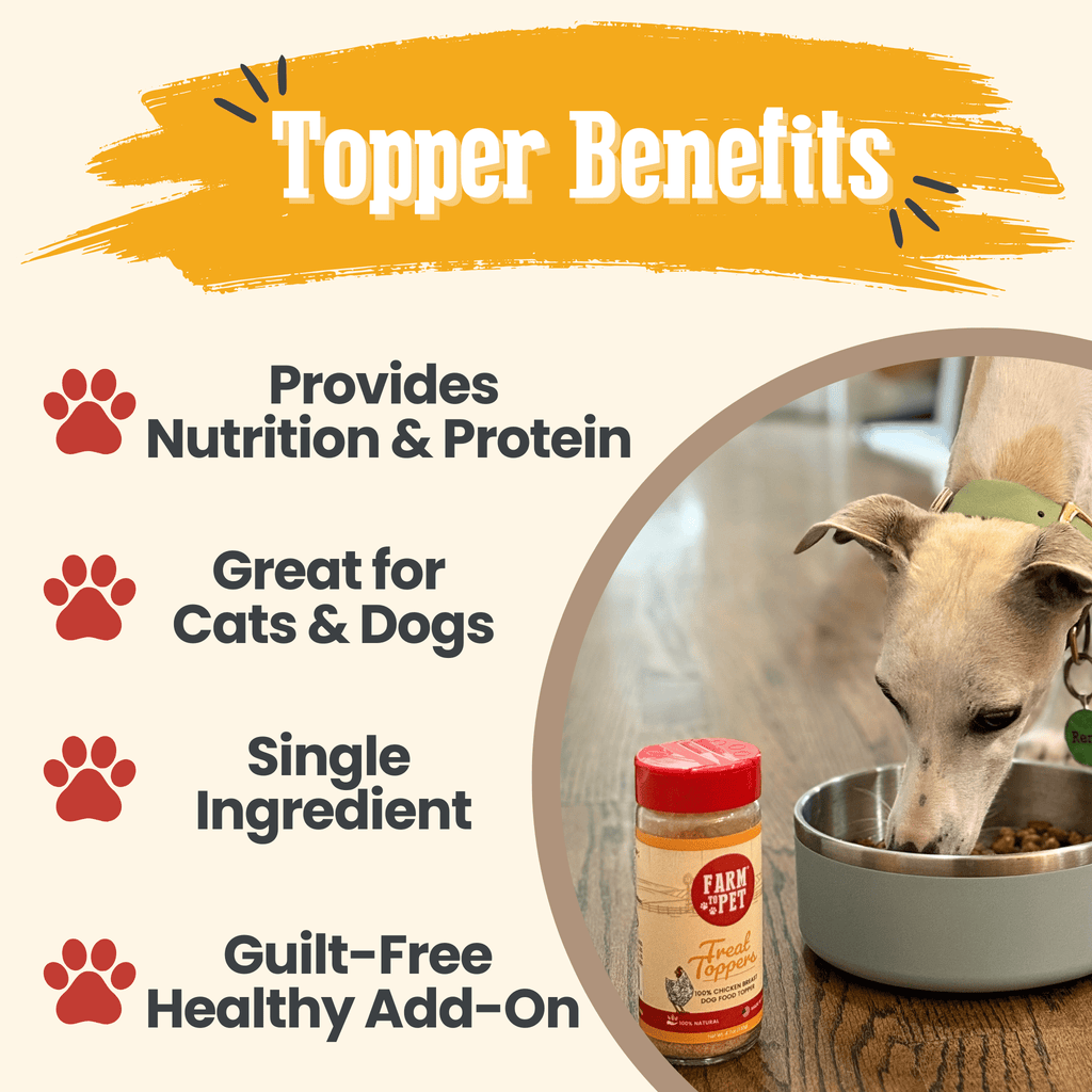 Treat Topper Chicken Dog Food Topper | Healthy Meal Supplement for Dogs - Elite Pet Collective