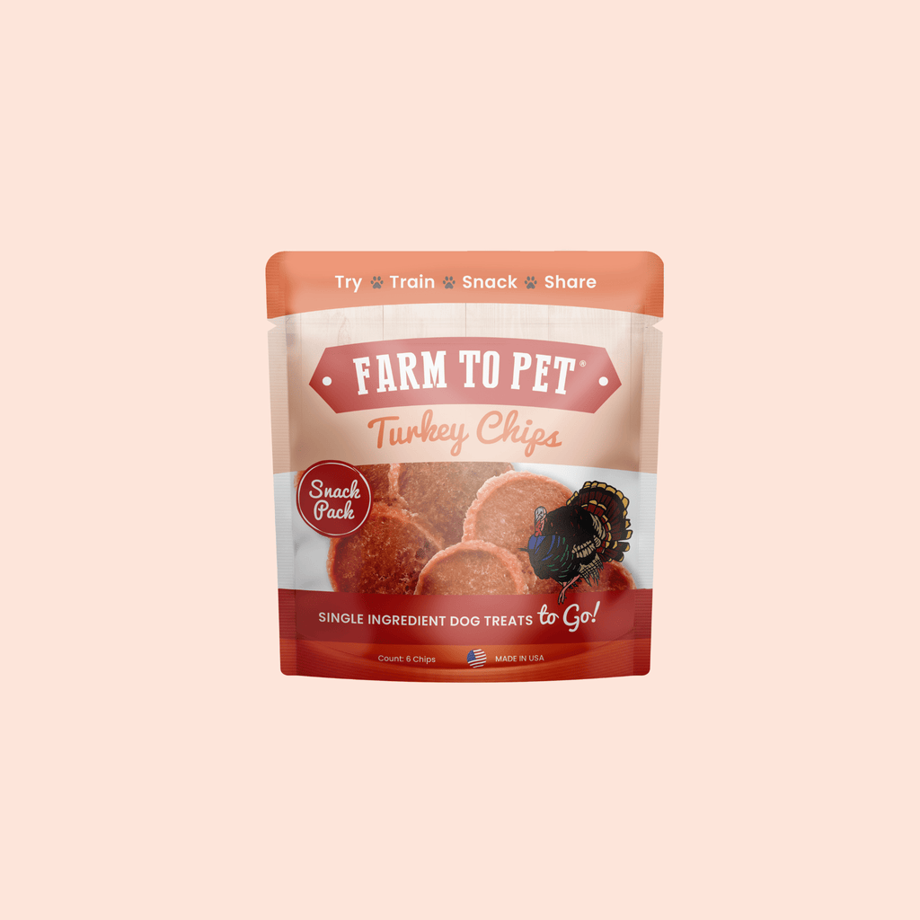 Turkey Chips Snack Pack Bundles | Low Allergen Treats for Training - Elite Pet Collective