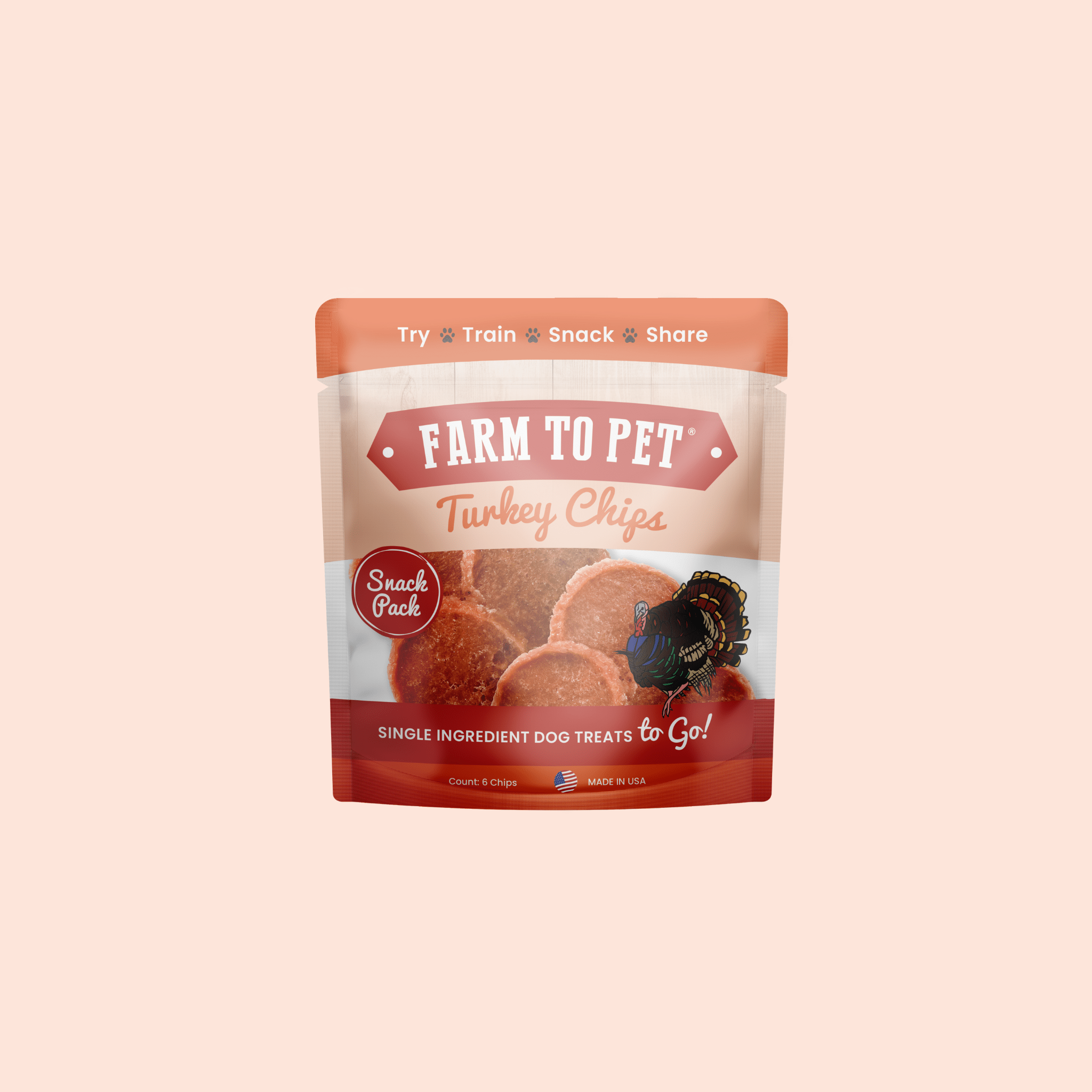 Turkey Chips Snack Pack Bundles | Low Allergen Treats for Training - Elite Pet Collective