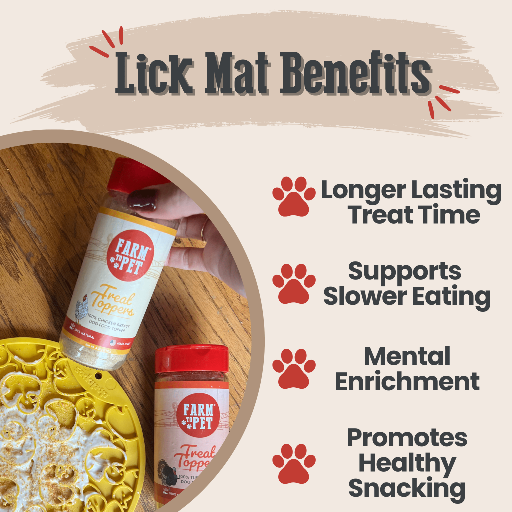 Dog Lick Mats with Suction Cups - Elite Pet Collective