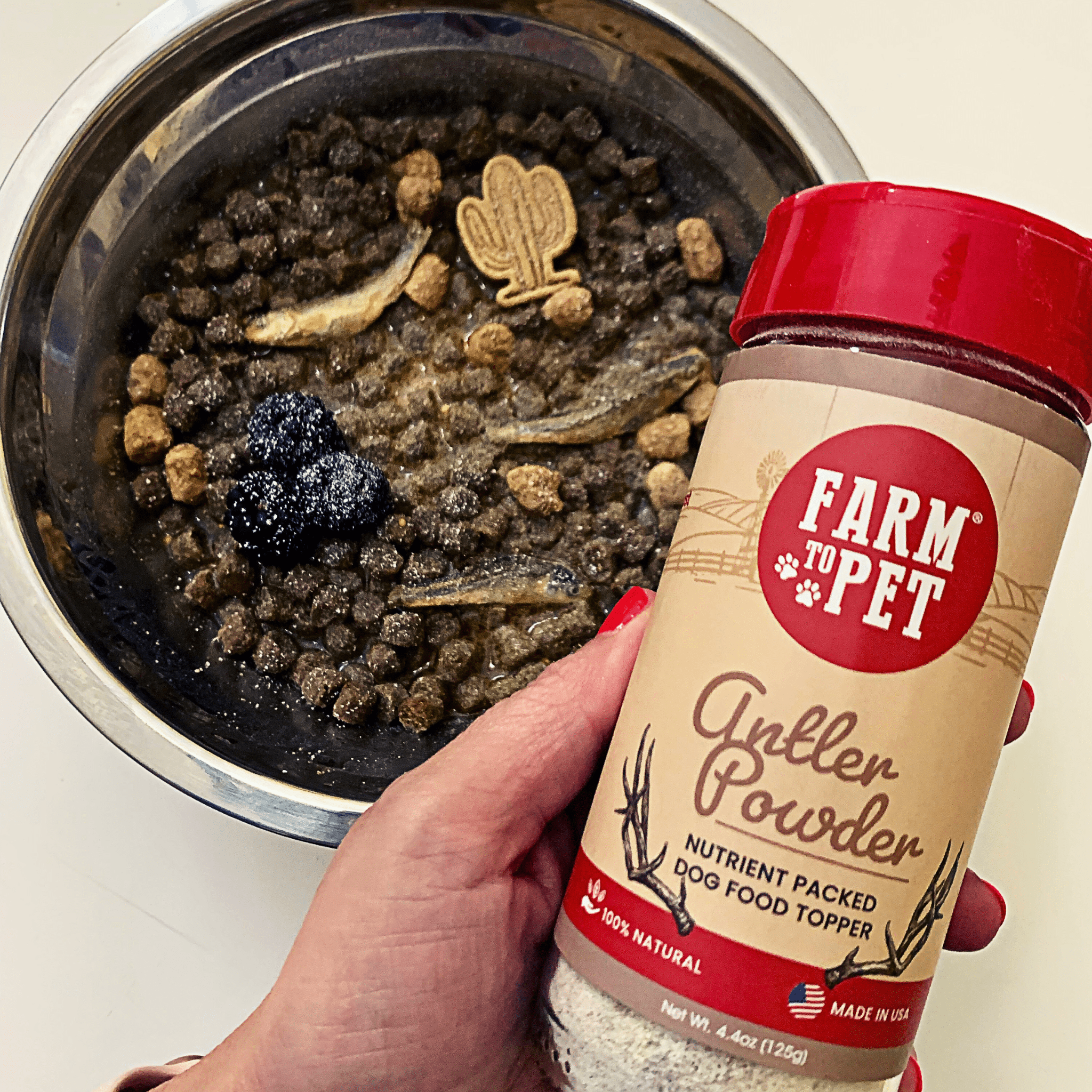 Treat Topper Antler Powder Dog Food Topper | Nutritional Supplement for Dogs and Cats - Elite Pet Collective