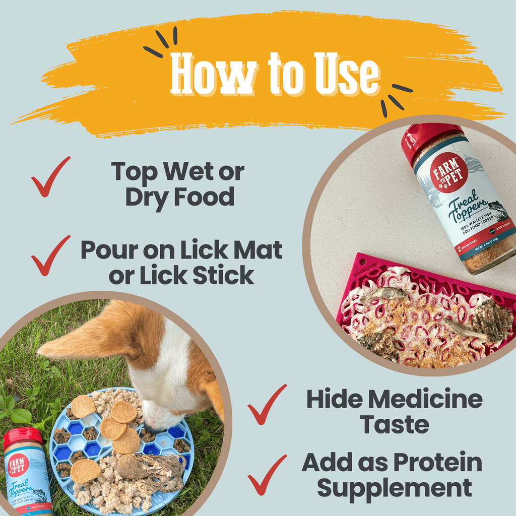 Treat Topper Fish Dog Food Topper | Low-Fat Meal Topper for Pets - Elite Pet Collective