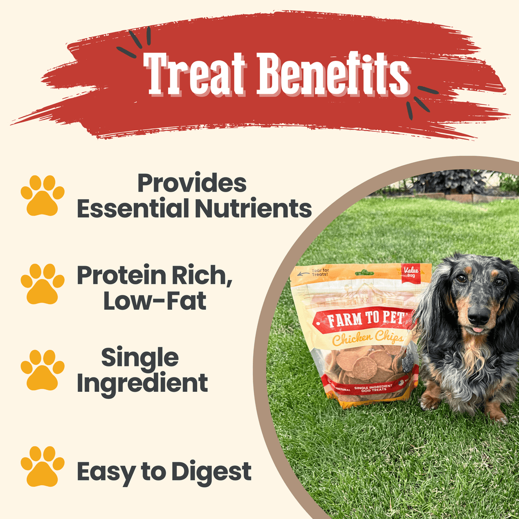 Chicken Chips for Dogs | All-Natural Single-Ingredient Dog Treats - Elite Pet Collective