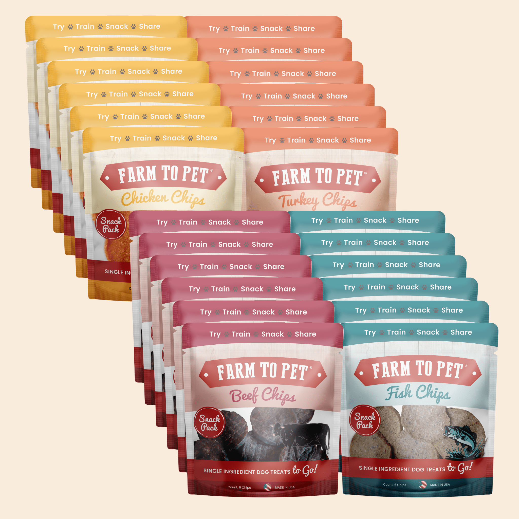Snack Pack Dog Treat Sampler - Elite Pet Collective