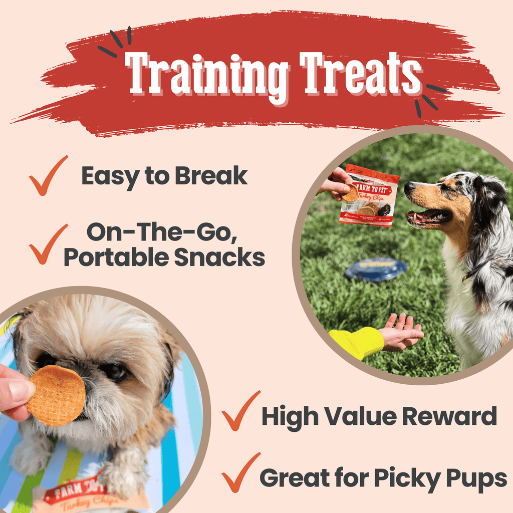 Turkey Chips Snack Pack Bundles | Low Allergen Treats for Training - Elite Pet Collective