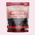 Beef Chips Dog Treats | Single-Ingredient Healthy Treats for Dogs - Elite Pet Collective