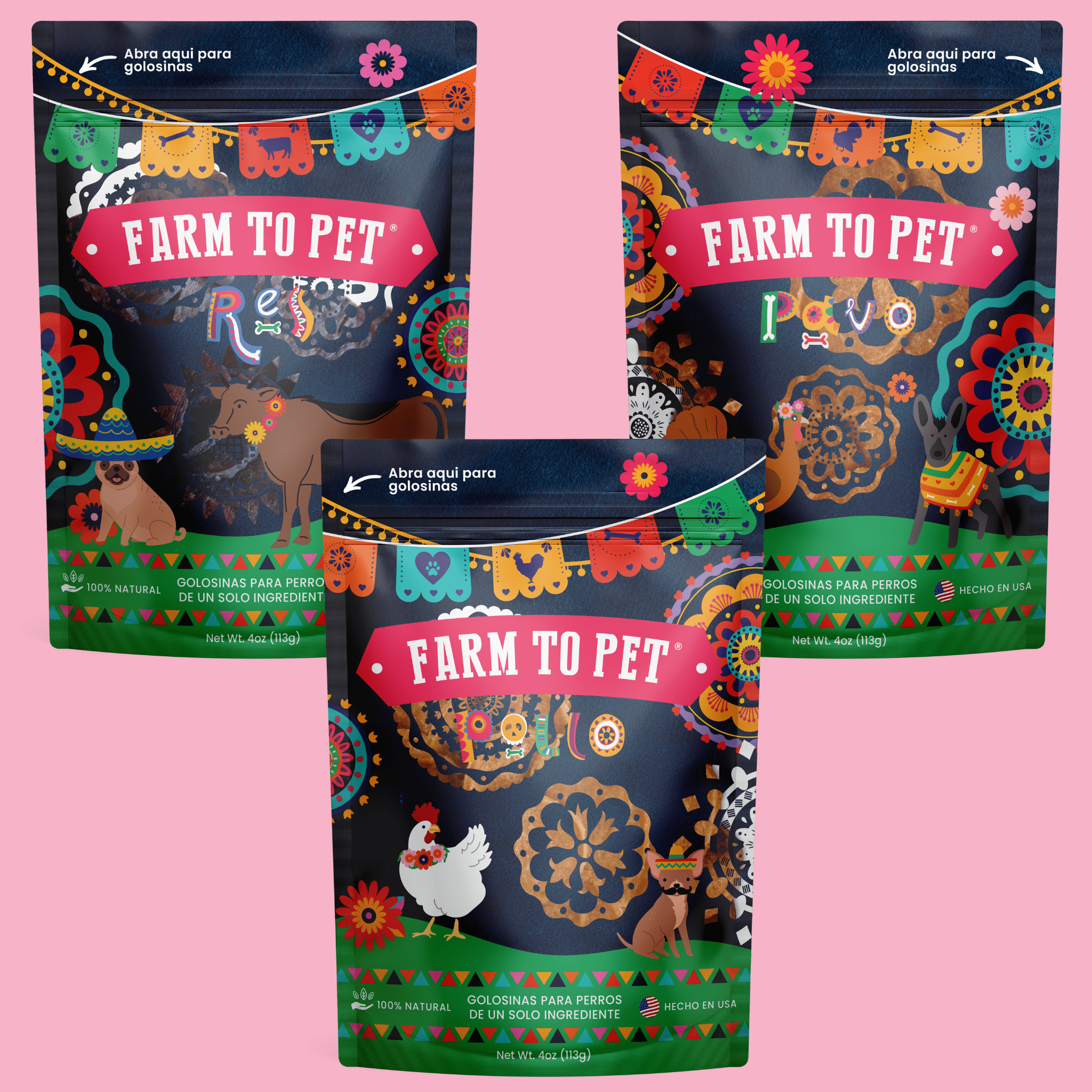 Premios Para Perros Fiesta Pack | Dog Treat Variety Bundle - Elite Pet Collective