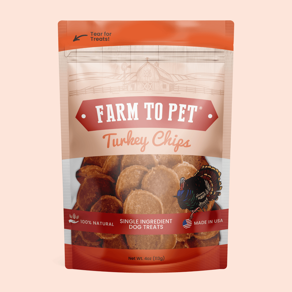 Turkey Chips for Dogs | All-Natural Single-Ingredient Healthy Dog Treats - Elite Pet Collective