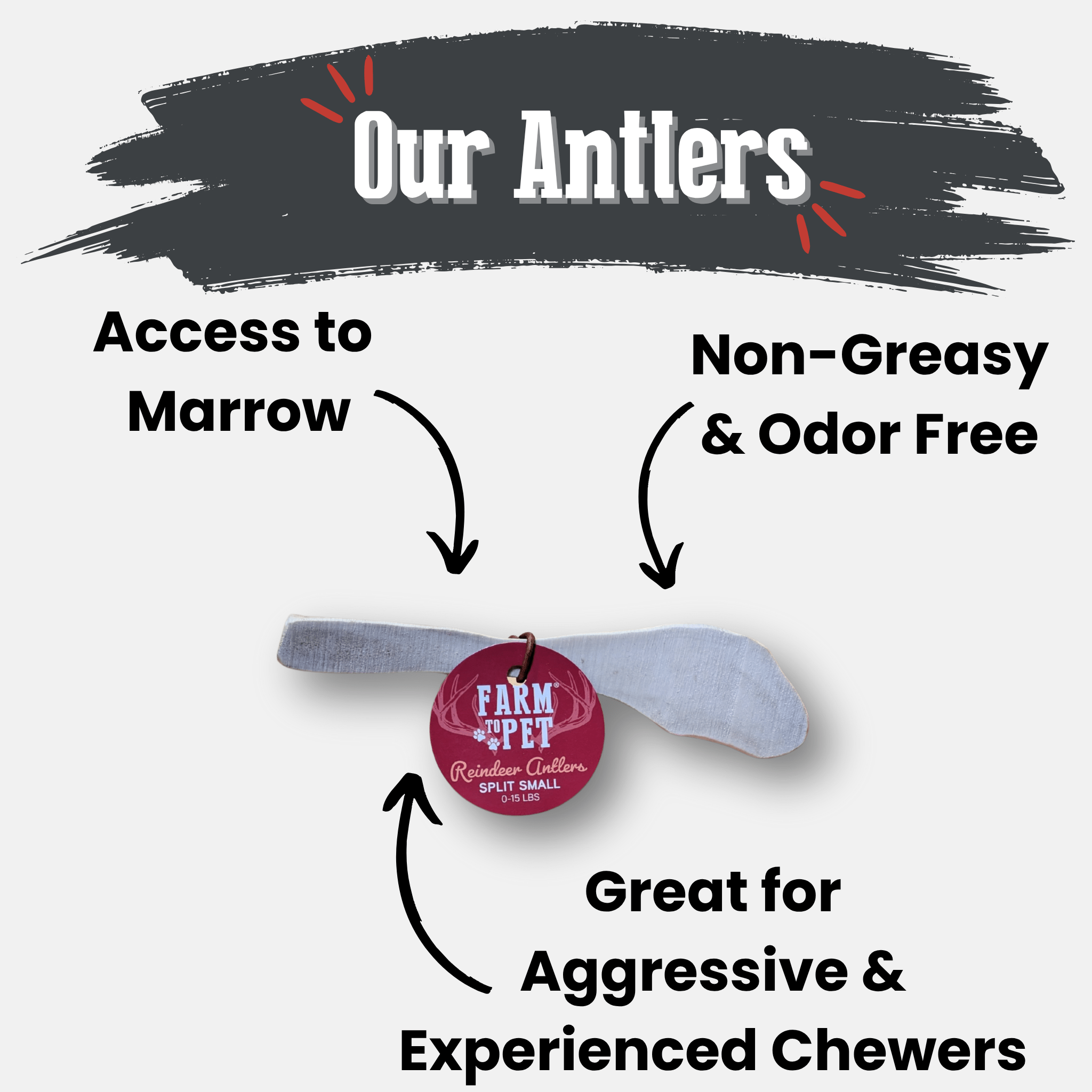 Reindeer Antler Dog Chews | Organic Chews for Dogs - Elite Pet Collective