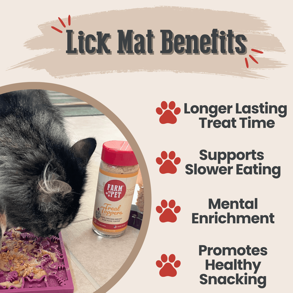 Lick Mats for Cats and Small Dogs - Elite Pet Collective