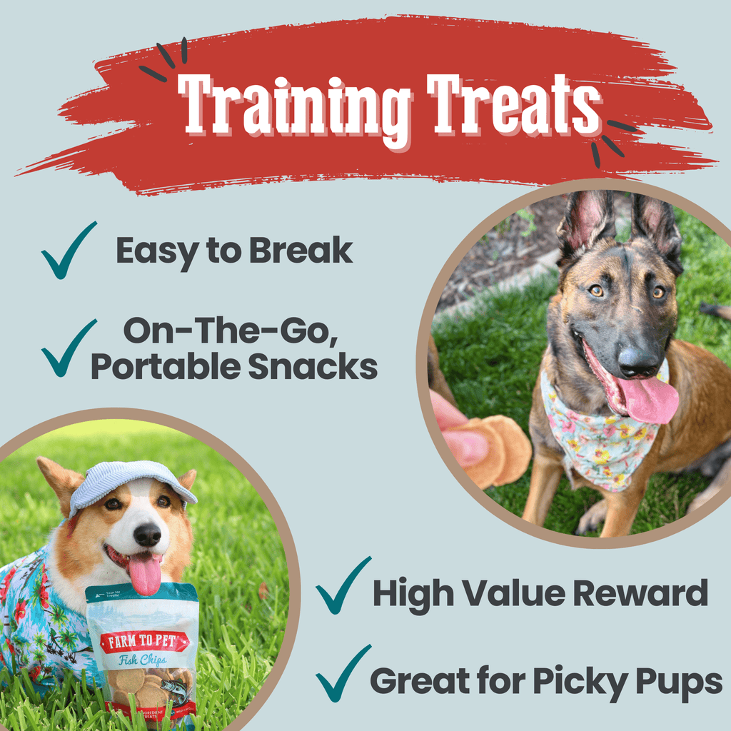 Fish Chips for Dogs | Wild-Caught Fish Dog Treats - Elite Pet Collective