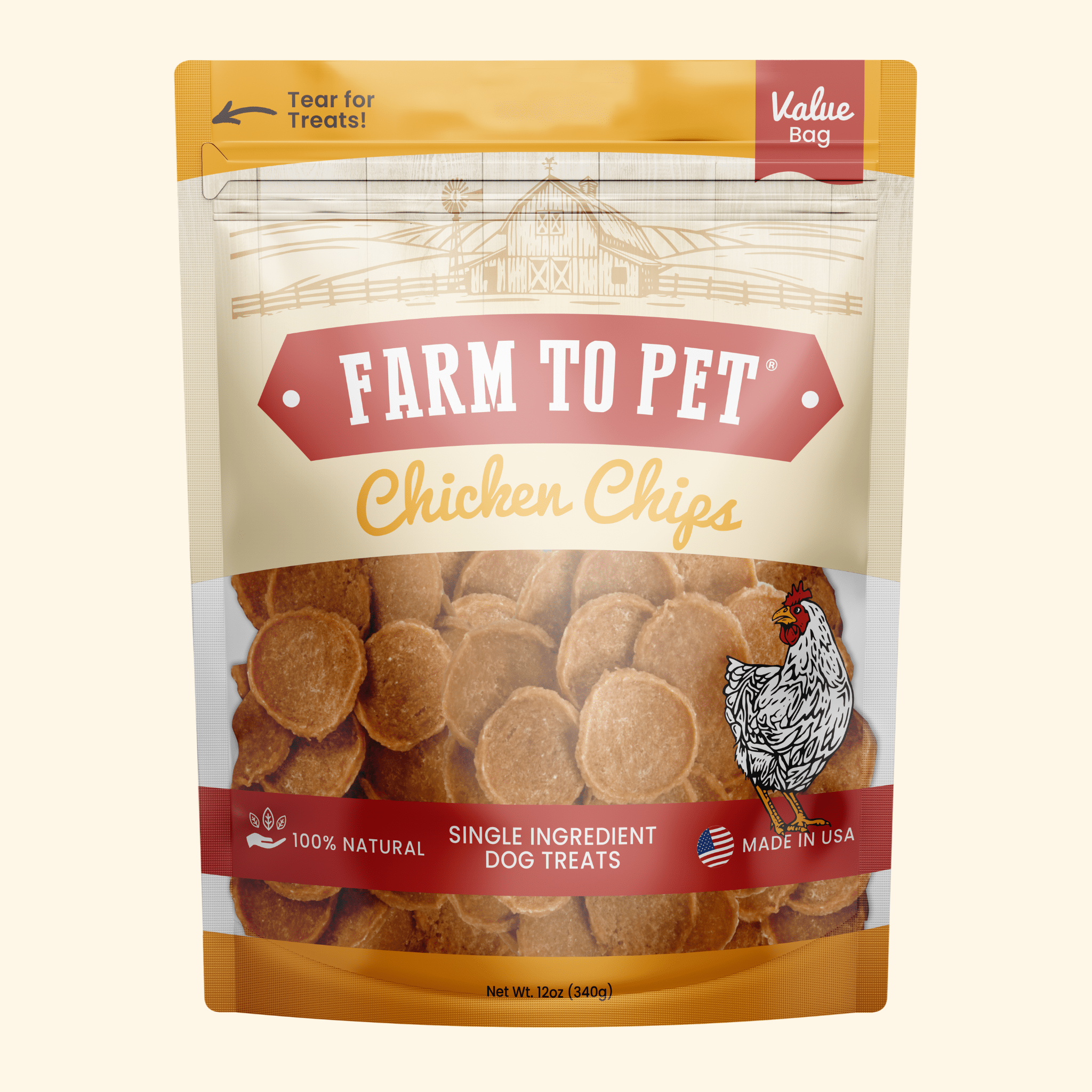 Chicken Chips for Dogs | All-Natural Single-Ingredient Dog Treats - Elite Pet Collective