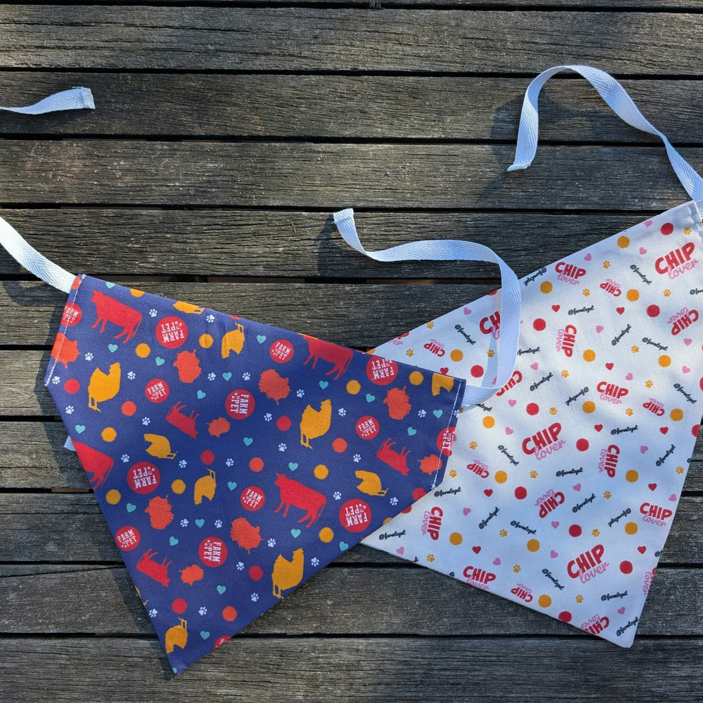 Tie-on Dog Bandana | Adjustable String-tie Bandana for Dogs and Cats - Elite Pet Collective