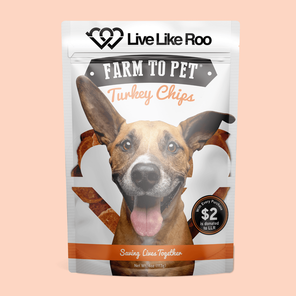 Live Like Roo Turkey Chips for Dogs | Dog Treats That Give Back - Elite Pet Collective