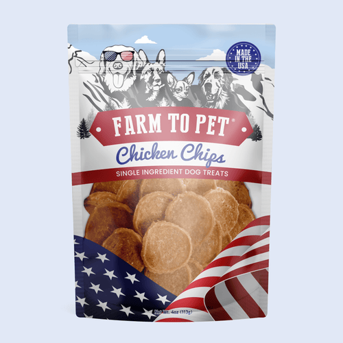 Americana Chicken Chips for Dogs | Celebrate with USA-made Dog Treats - Elite Pet Collective