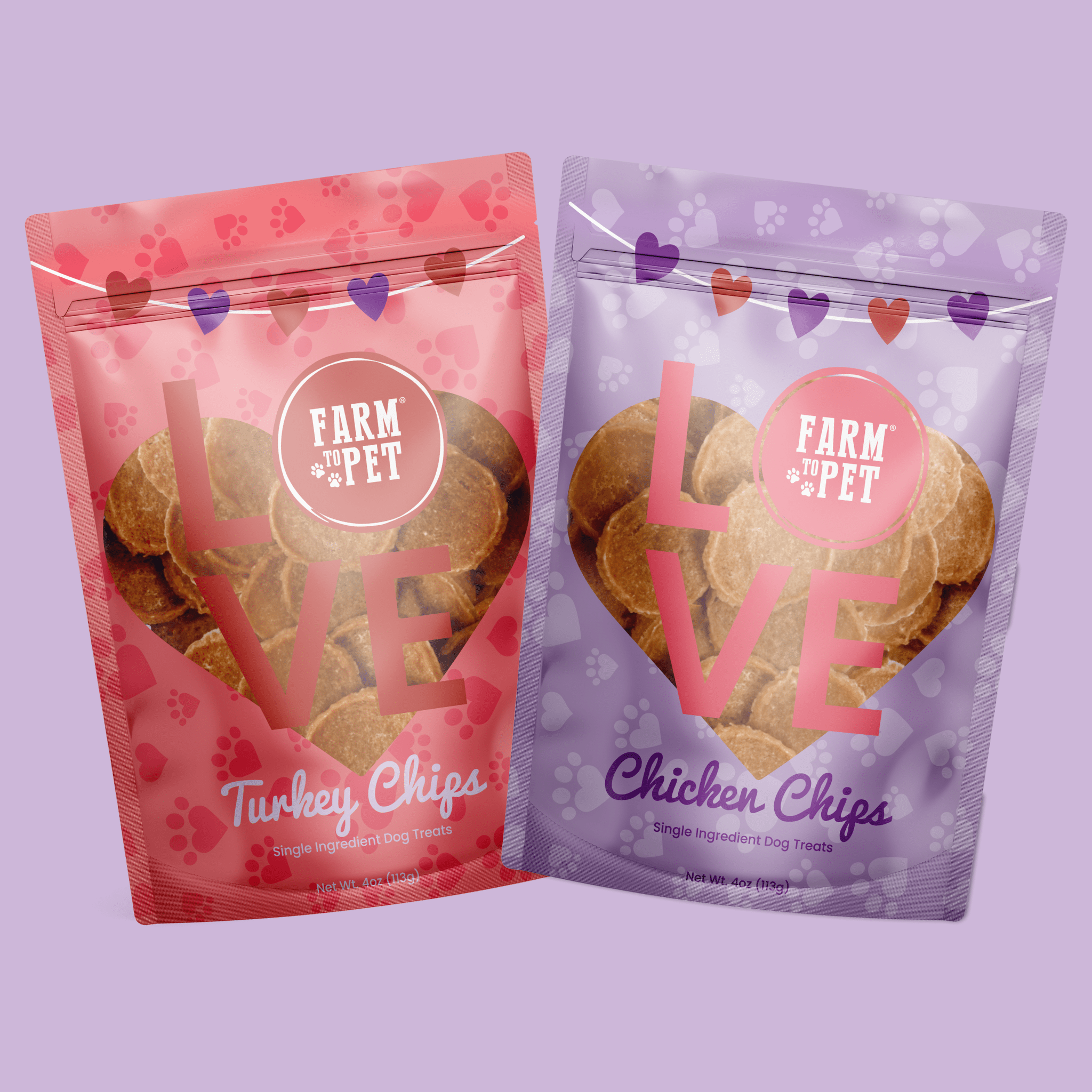Puppy Love Dog Treat Duo | Poultry Chip Variety Pack - Elite Pet Collective
